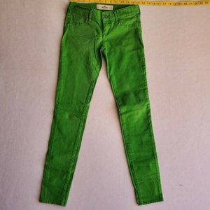 Hollister Skinny Jeans size 0 W24 green jeans